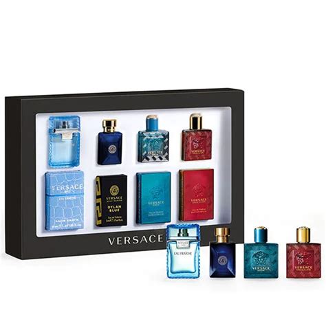 versace pour homme miniature coffret 4x5ml|Collection de formats minis pour hommes .